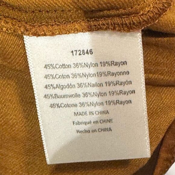 Dolan Burnt Orange Puff Sleeve Lace Top Small Corded Floral Boho Romantic Fall - Picture 8 of 8